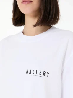T-Shirt 'Gallery' Weiß