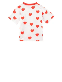 T-Shirt 'Hearts' Rot