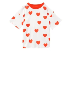 T-Shirt 'Hearts' Rot