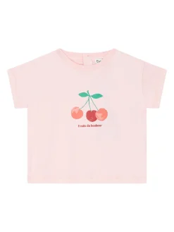 T-Shirt 'Imprime Place Fruit' Rosé