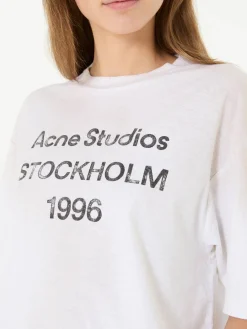 T-Shirt mit Aufdruck Crème