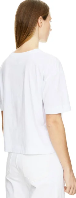 T-Shirt mit Boxy-Fit Weiß