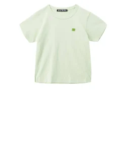 T-Shirt mit Logo-Patch Grün