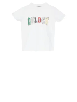 T Shirt mit Logo Weiß