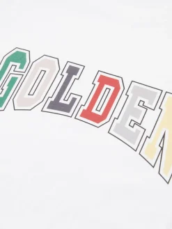 T Shirt mit Logo Weiß