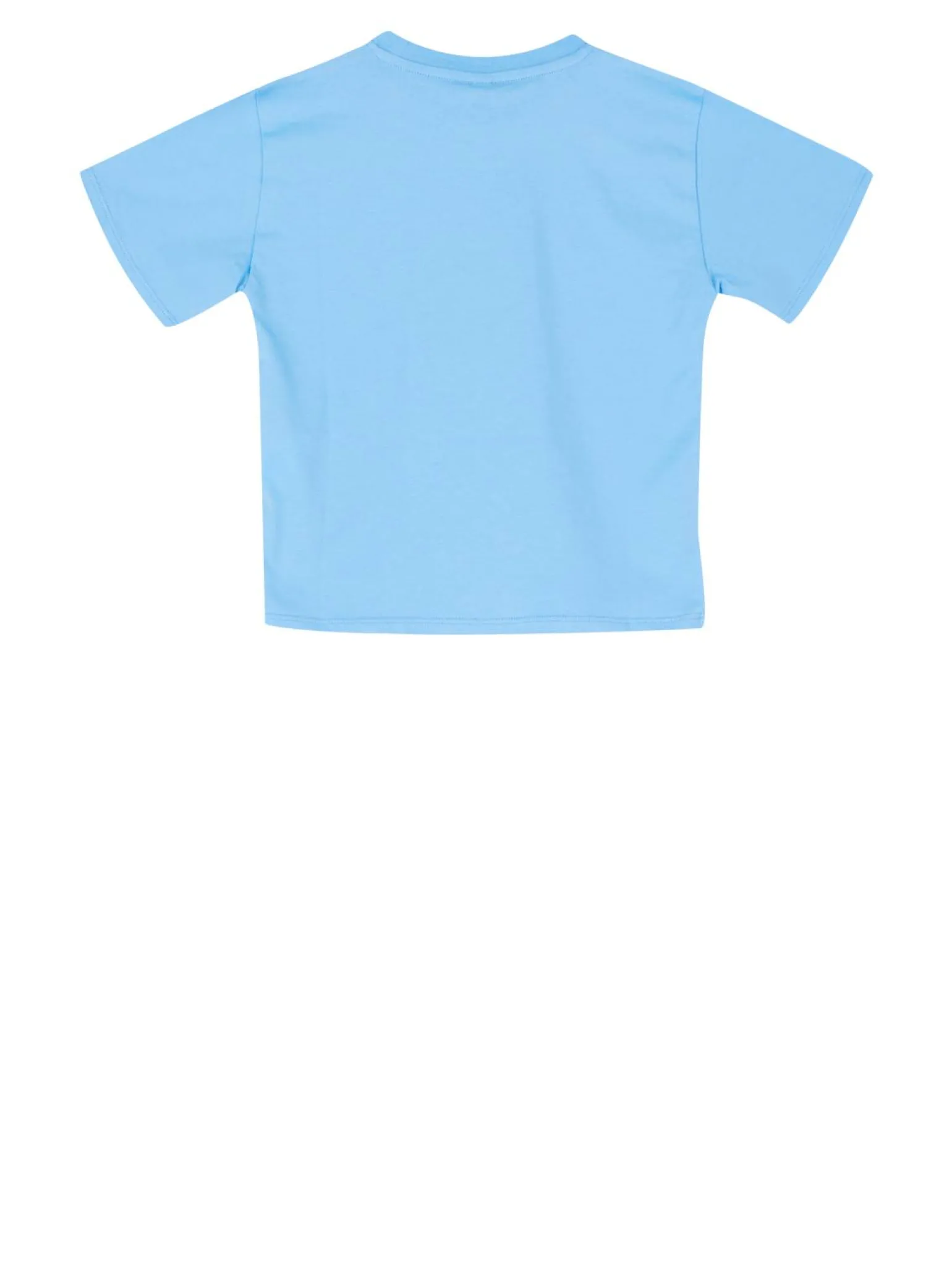 T-Shirt mit Print Blau