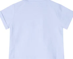 T-Shirt mit Print Blau