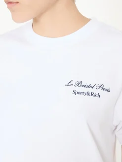 T-Shirt mit Print Weiß