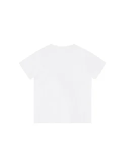 T-Shirt mit Print Weiß