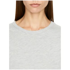 T-Shirt mit Rundhalsausschnitt Grau