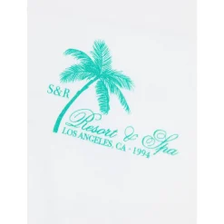 T-Shirt 'Palms' Weiß