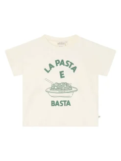T-Shirt 'Pasta e Basta' Olivgrün