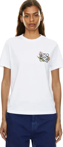 T-Shirt Paula’s Ibiza mit Anagram-Stickerei Weiß