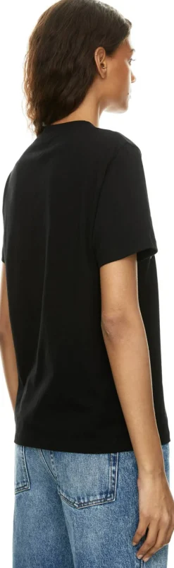T-Shirt Paula’s Ibiza mit Perlen-Stickerei Schwarz