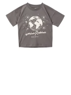T-Shirt 'Society' Grau