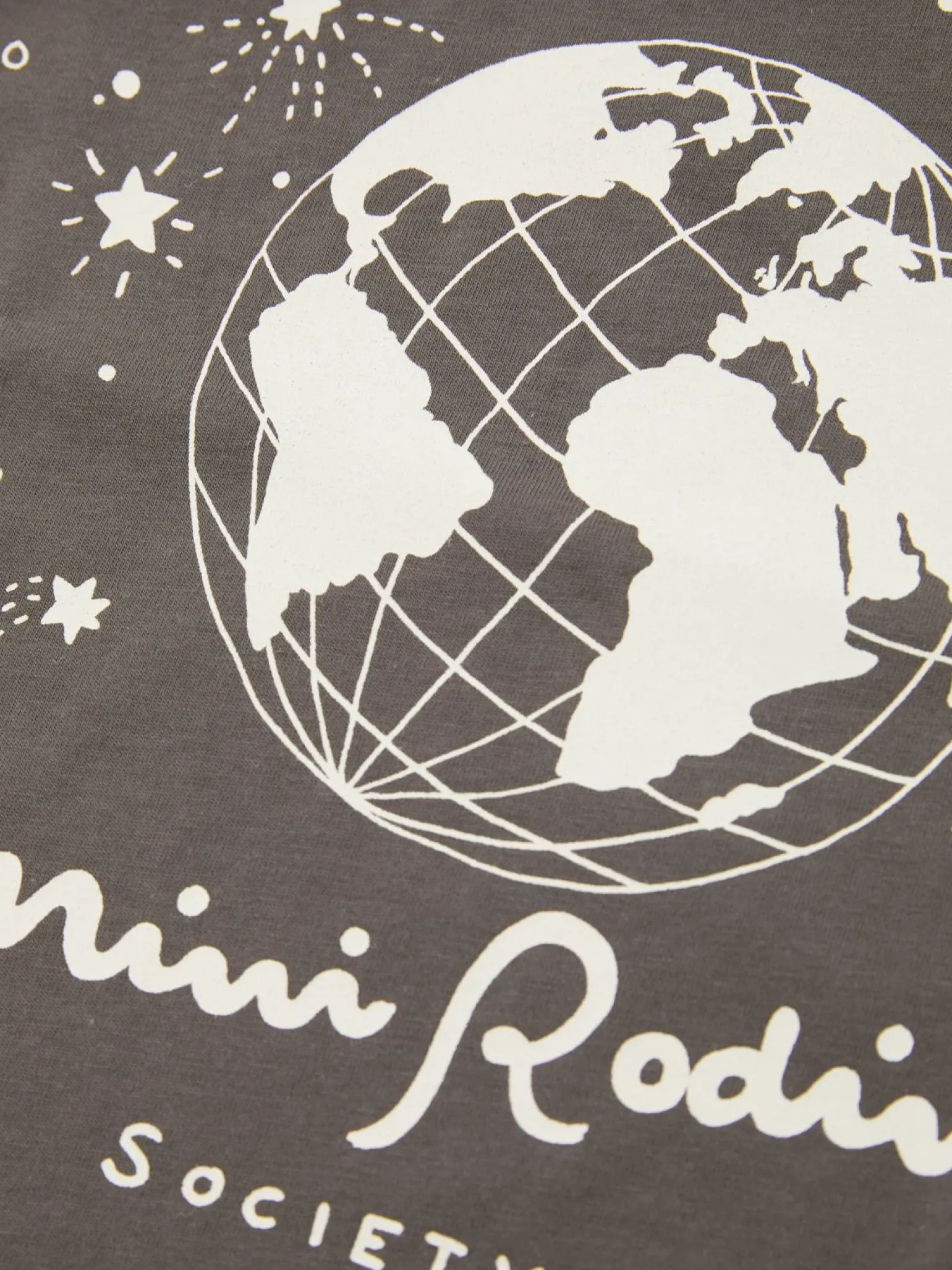 T-Shirt 'Society' Grau