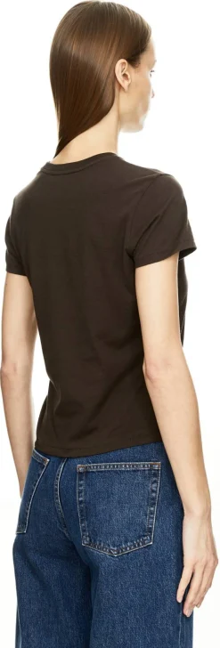 T-Shirt 'The Baby Tee' Braun