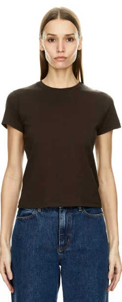 T-Shirt 'The Baby Tee' Braun