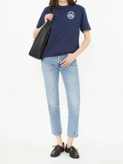T-Shirt 'Vendome Resort' mit Print Marineblau