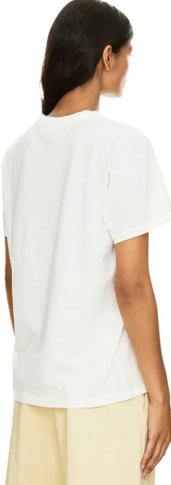 T-Shirt 'Zewel' mit Logo-Print Orange