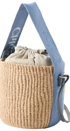 Umhängetasche 'Small Woody Basket' Ashes Blue