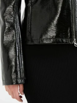 Vinyl-Jacke Schwarz