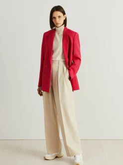 Viskose-Blazer mit Schließe 'Lisa' Rot