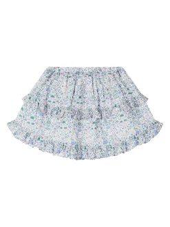 Volant Rock mit Liberty-Print Multi