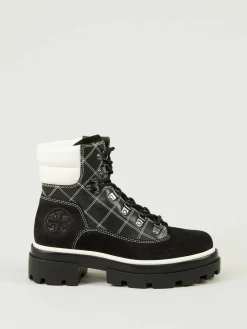 Wanderschuhe 'Miller Lug' mit Karomuster Schwarz