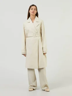 Wasserabweisender Trenchcoat Beige