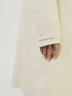Wasserabweisender Trenchcoat Beige