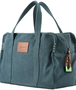 Weekender mit Vorhängeschloss Mittelblau