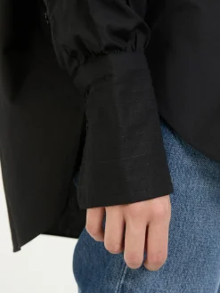 Weite Bluse Schwarz