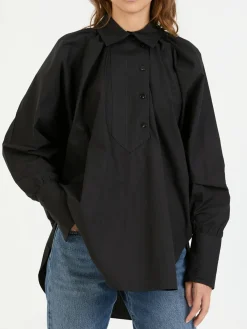 Weite Bluse Schwarz