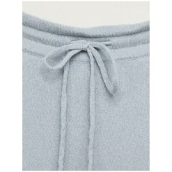 Weite Cashmere-Loungehose Eisblau