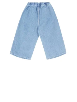 Weite Jeans Hellblau