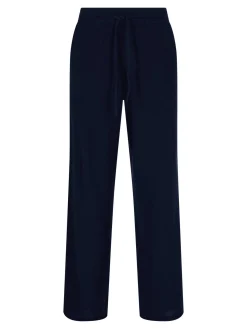 Weite Seiden-Cashmere-Hose Midnight