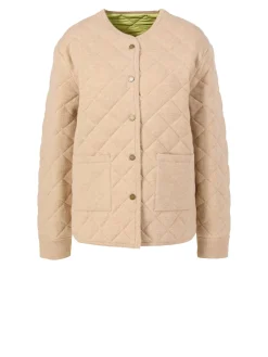 Wendbare Woll-Cashmere-Jacke Beige