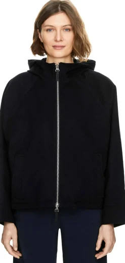 Wendbare Wolljacke Dunkelblau