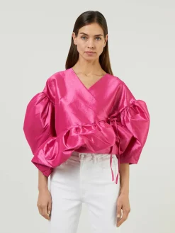 Wickelbluse 'Amanda' Pink