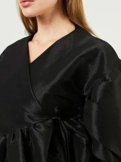 Wickelbluse 'Amanda' Schwarz