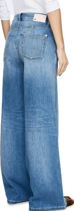 Wide-Leg Jeans 'Alek' Hellblau   