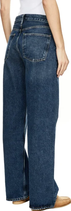 Wide-Leg Jeans 'Arc' Marineblau