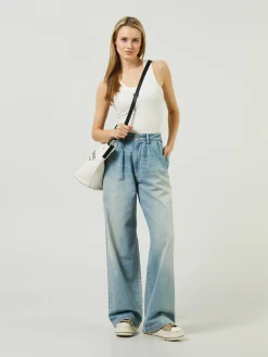Wide-Leg Jeans 'Blair' Hellblau