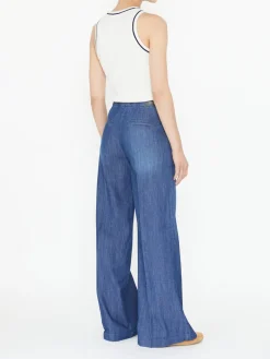 Wide-Leg Jeans 'Bridget' Blau