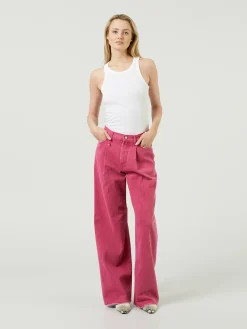 Wide-Leg Jeans 'Damon' Pink