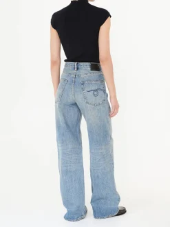 Wide-Leg Jeans 'D'Arcy Loose Jean' Blau