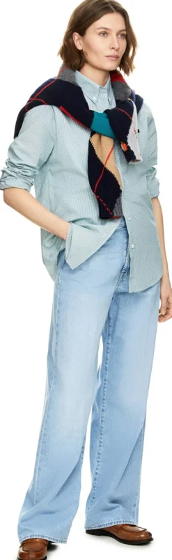Wide-Leg Jeans 'Grace' Hellblau