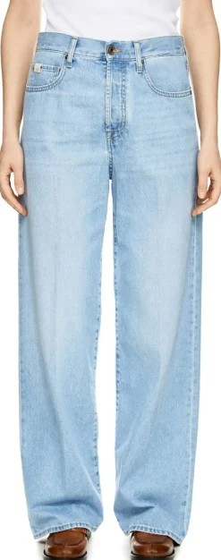 Wide-Leg Jeans 'Grace' Hellblau