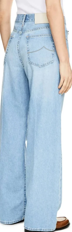 Wide-Leg Jeans 'Grace' Hellblau